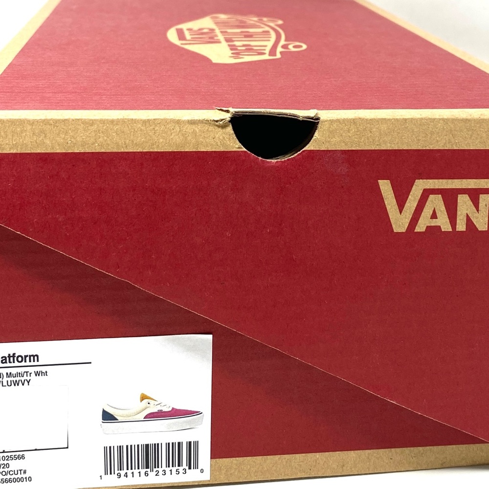 VANS Era Platform Multicolor Low Women's Size 7 Canvas Suede VN0A3WLUWVY - Picture 10 of 11